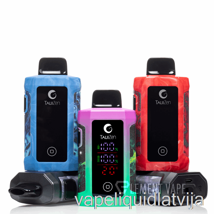 Ijoy Taijizen Judo 24000 Vienreizējās Lietošanas ābolu Kivi Vape šķidrums